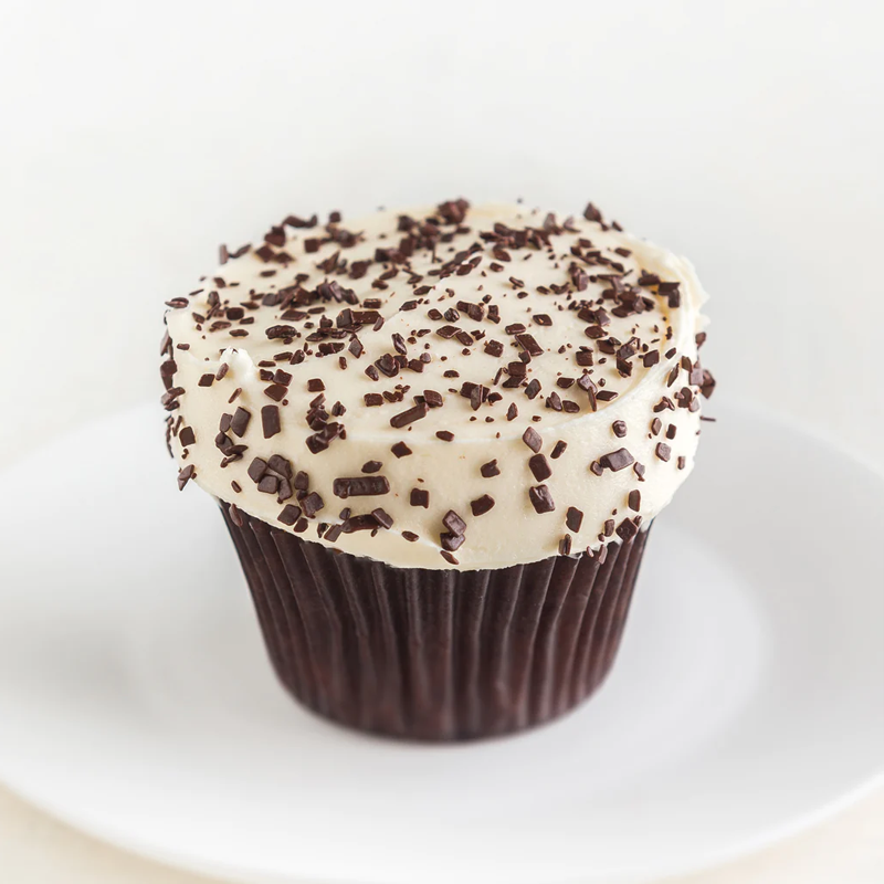 Chocolate Vanilla Frosting Cupcake